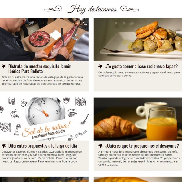 Portal Web y Blog para Cafetería Victoria