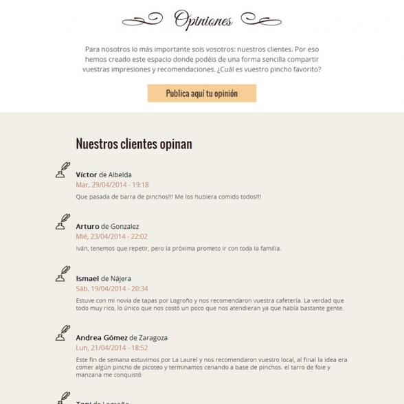 Portal Web y Blog para Cafetería Victoria
