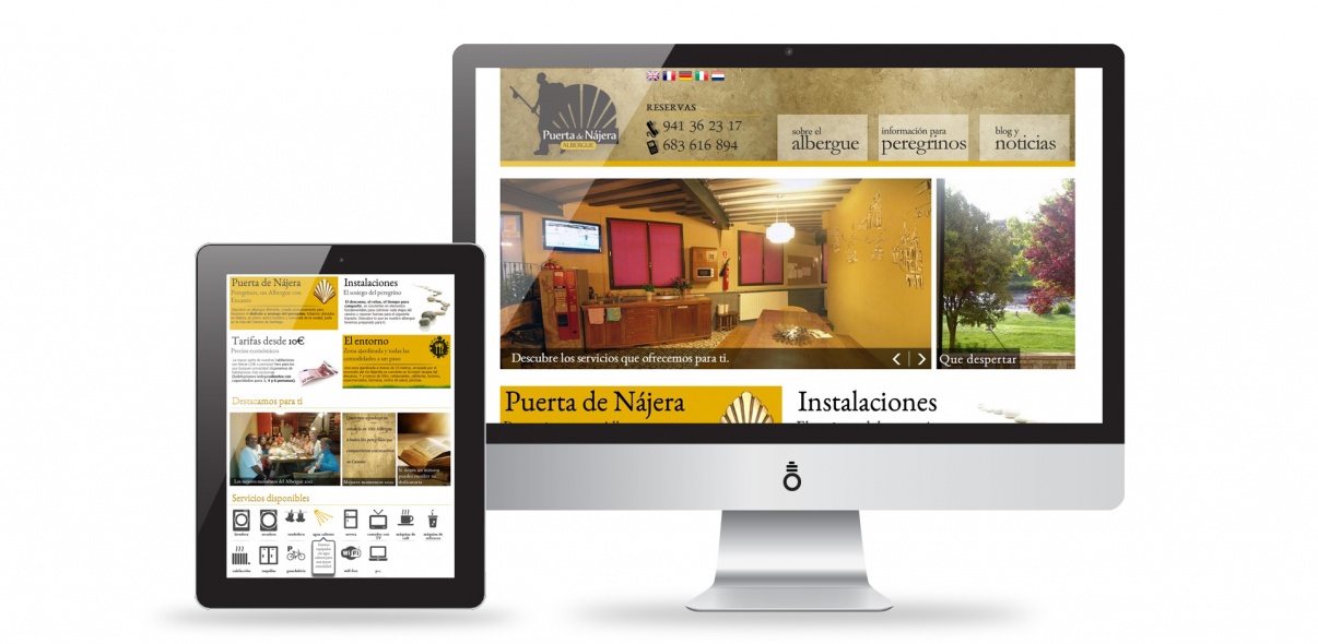 Portal Web Albergue Puerta de Nájera