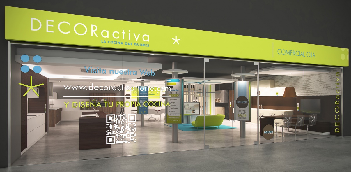 Infografías 3D tiendas ACTIVA-DECORACTIVA-CONNECTA