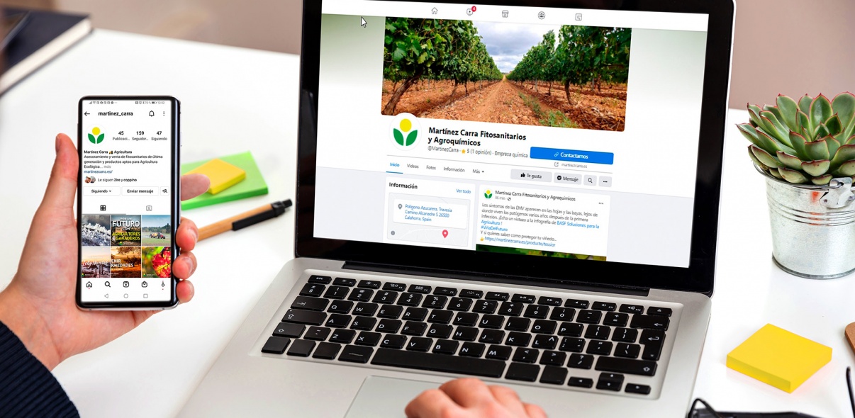 Redes Sociales Martínez Carra  Protección de Cultivos Fitosanitarios y Agroquímicos