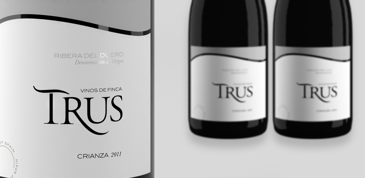 fotografías de botellas para bodegas TRUS